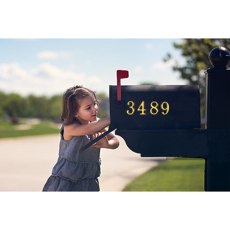 MONNCHA Mailbox Numbers for Outside  MONNCHA House Numbers for Mailbox 3D Self Adhesive Mailbox Numbers 2 Inch Door Address Numbers Stickers for Mailbox  Apartment  House  Trash Bins - Image 5